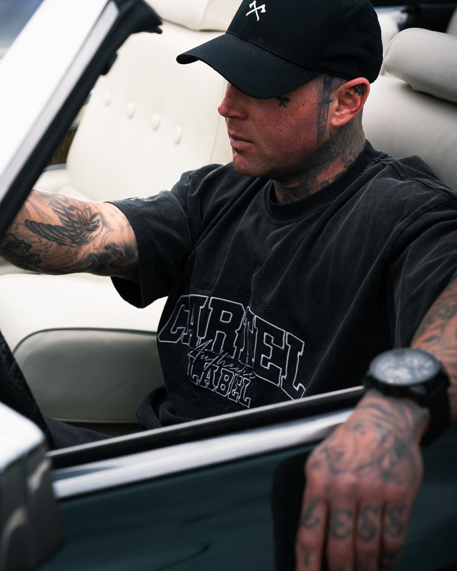 The Team Tee - Washed Black