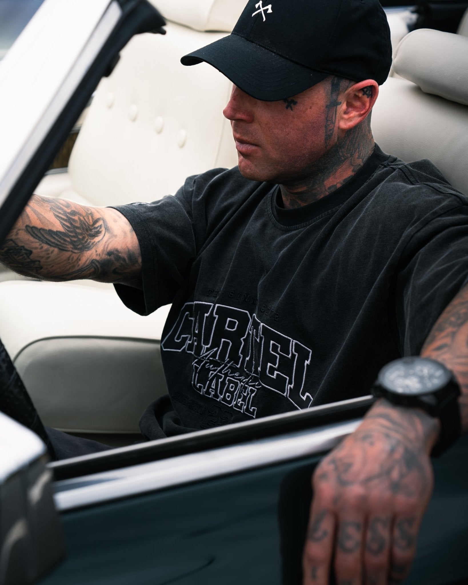 The Team Tee - Washed Black
