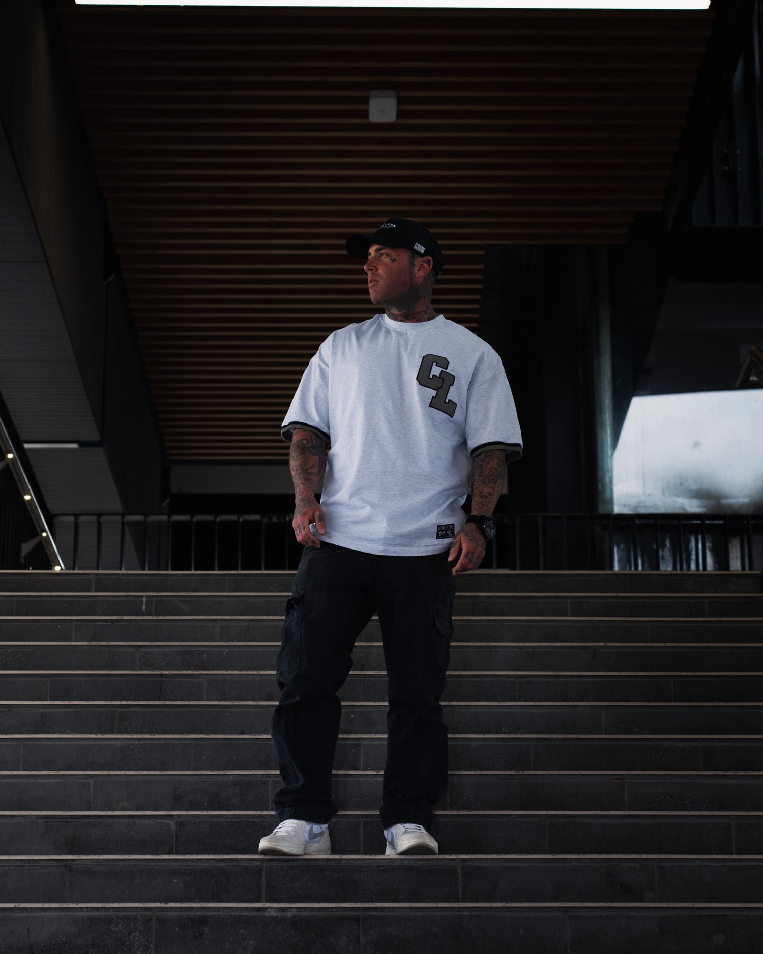 The Quarterback Tee - Grey