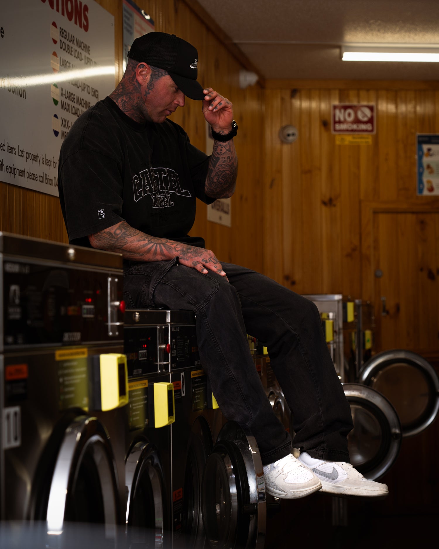 The Team Tee - Washed Black