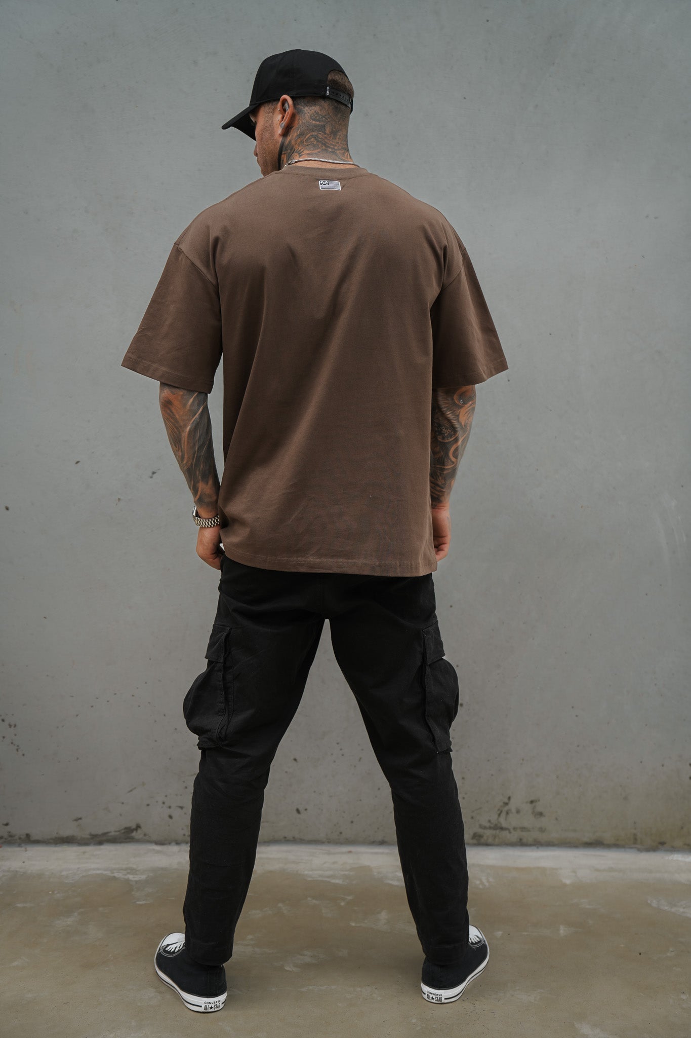 The College Tee - Brown