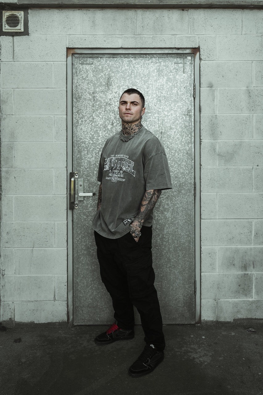 The Team Tee - Washed Grey