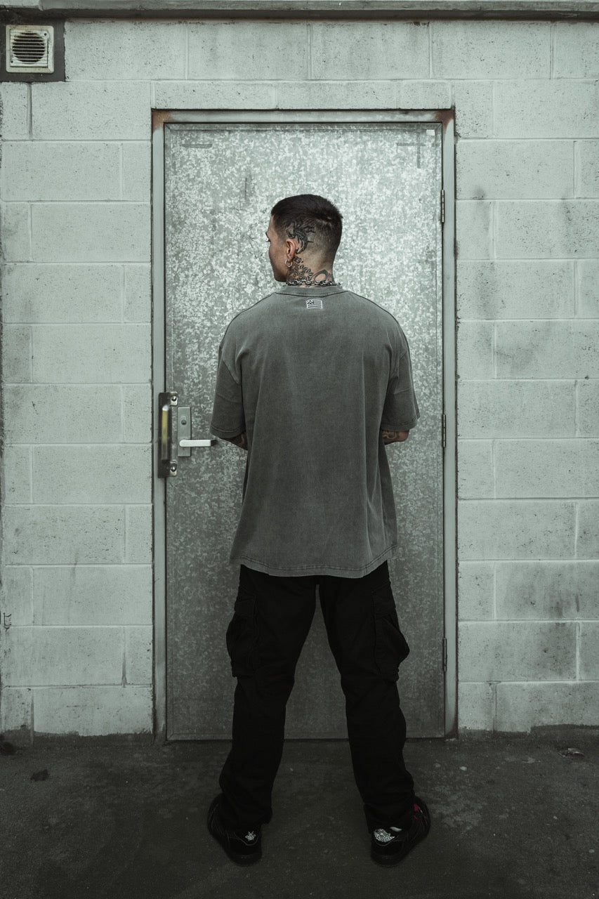 The Team Tee - Washed Grey