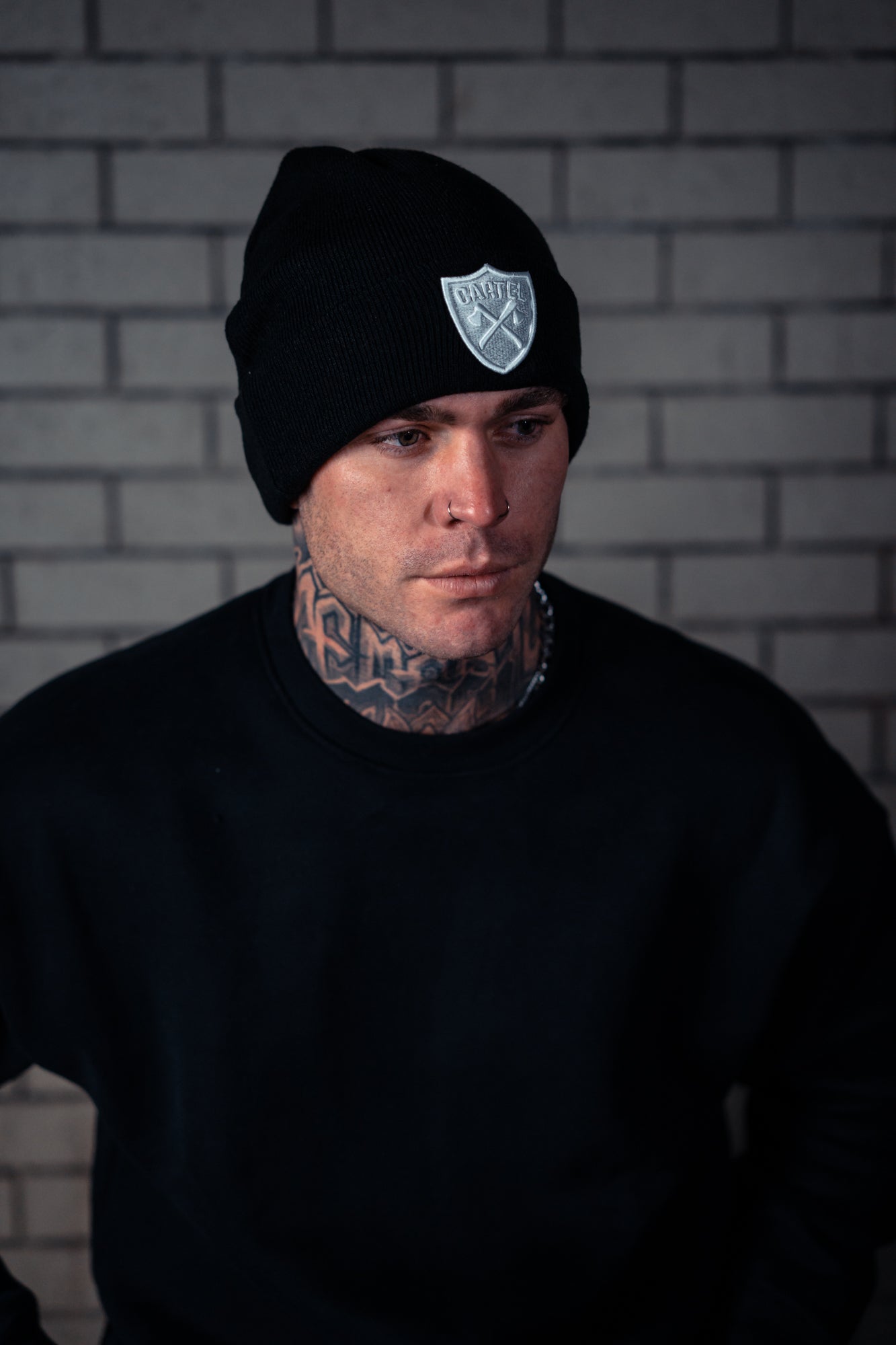 The Ranger Beanie - Black/White