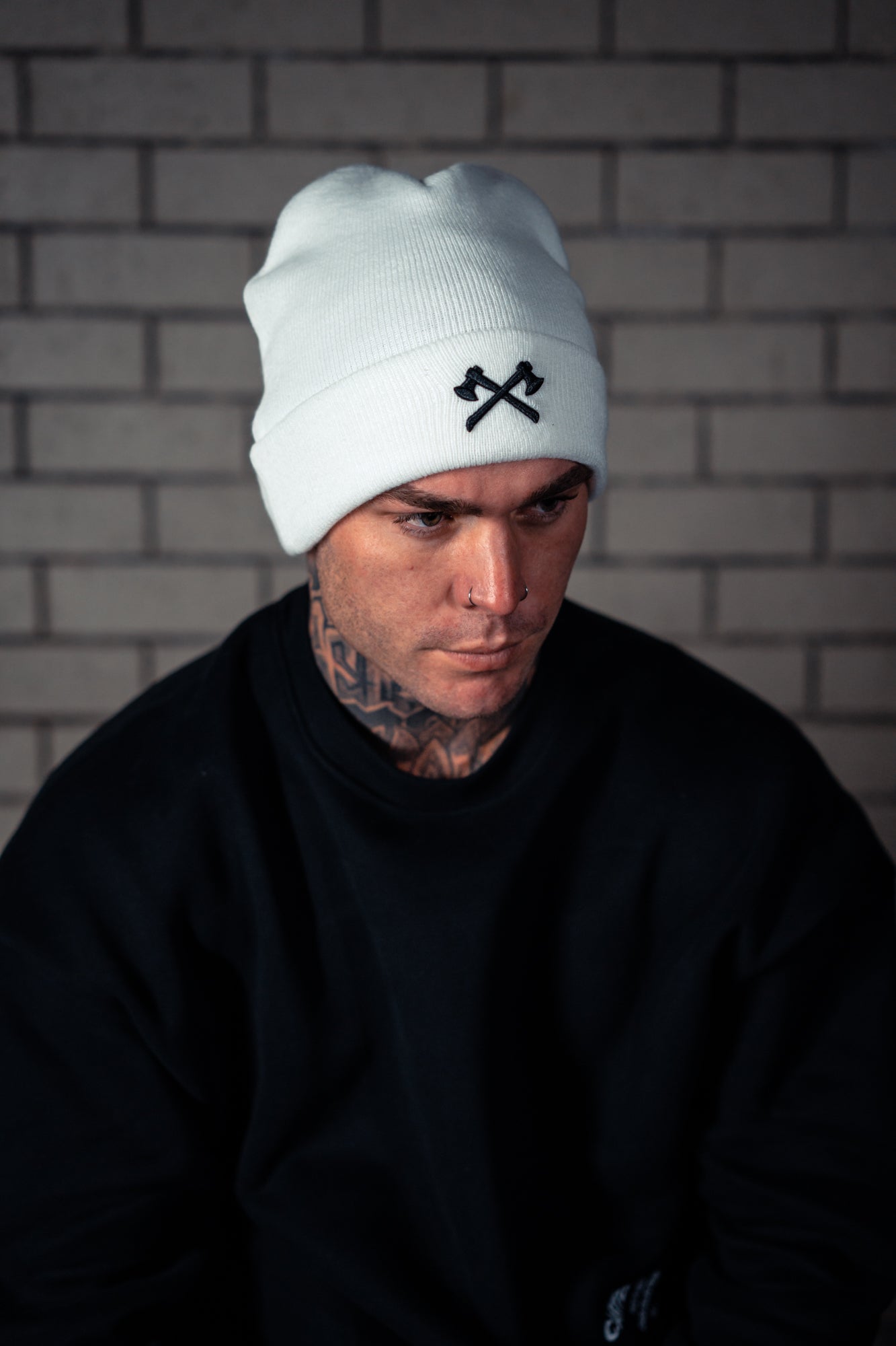The OG Beanie - White/Black