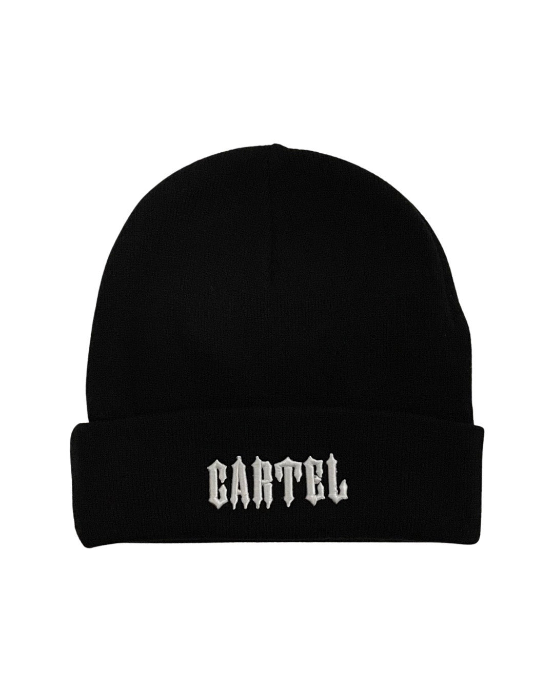 The Baddie Beanie - Black/White