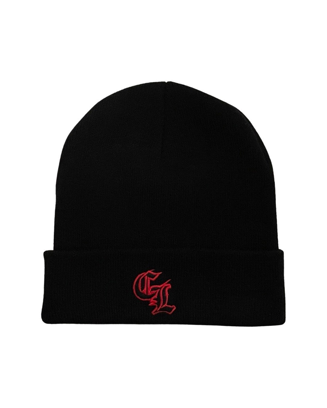 The Club Beanie - Black/Red