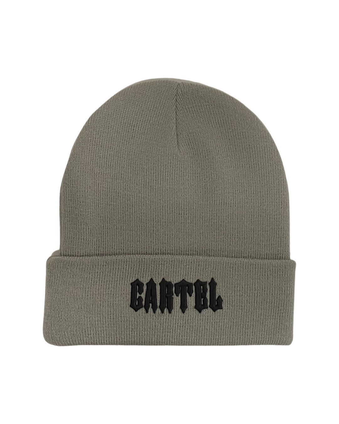The Baddie Beanie - Grey/Black