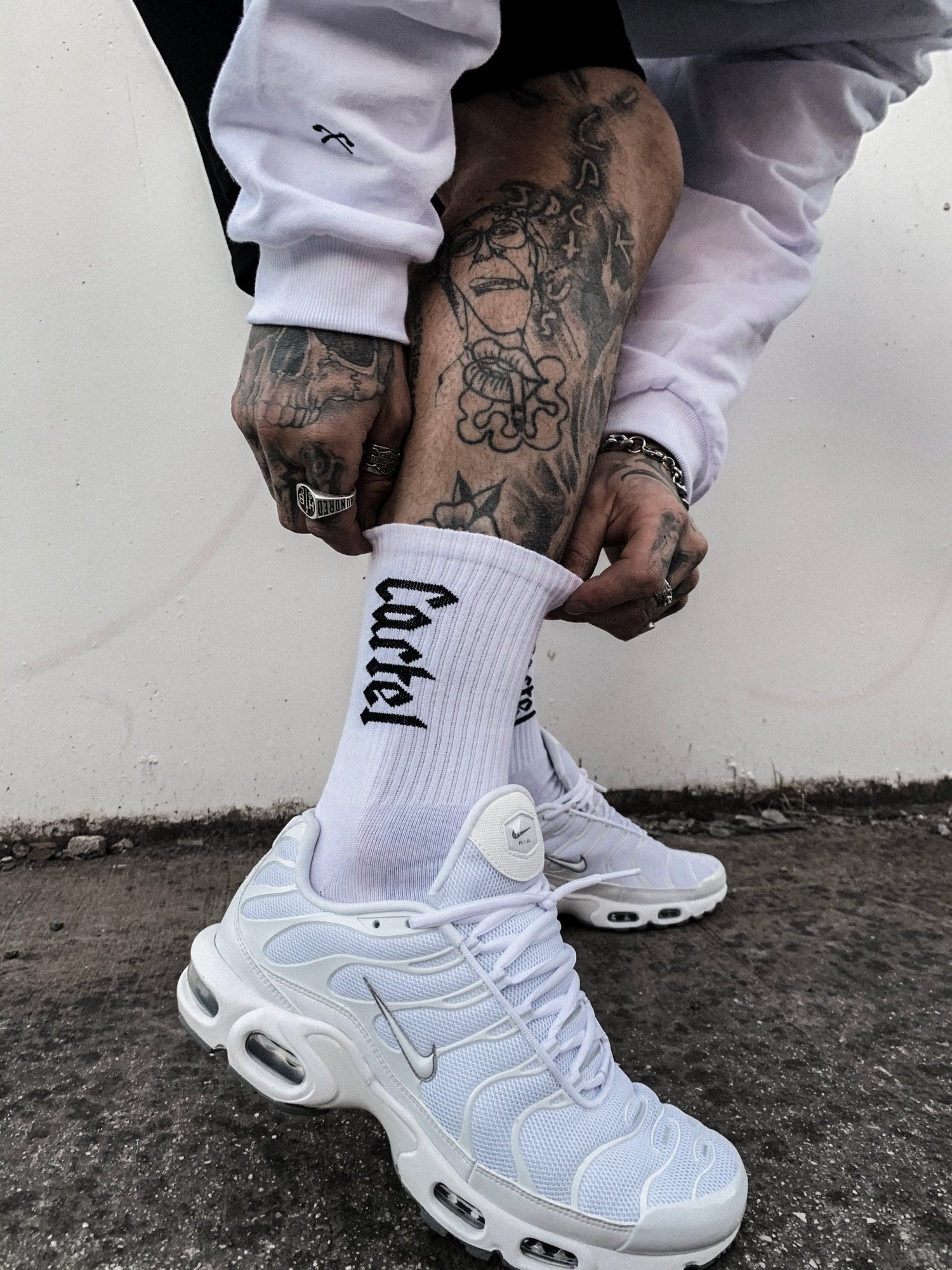 The Voltage Socks - White