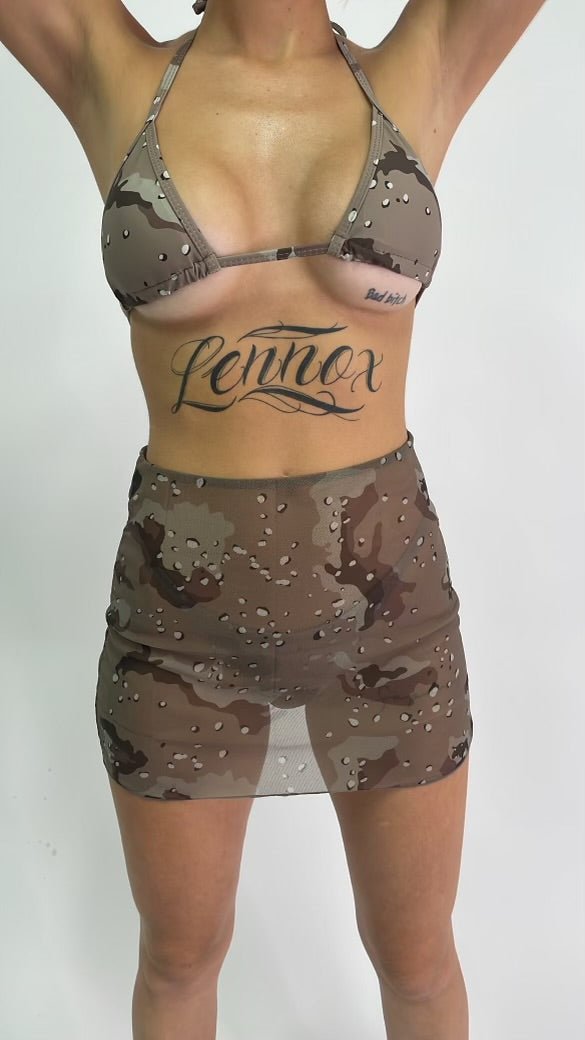 The Sargent Tube Skirt - Brown