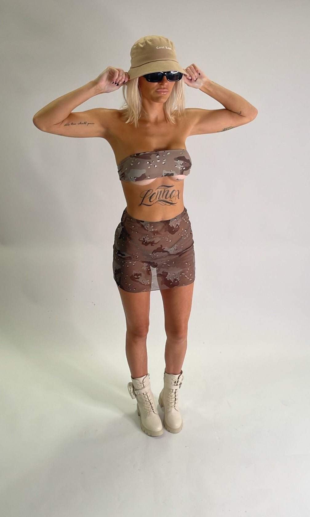 The Sargent Tube Skirt - Brown