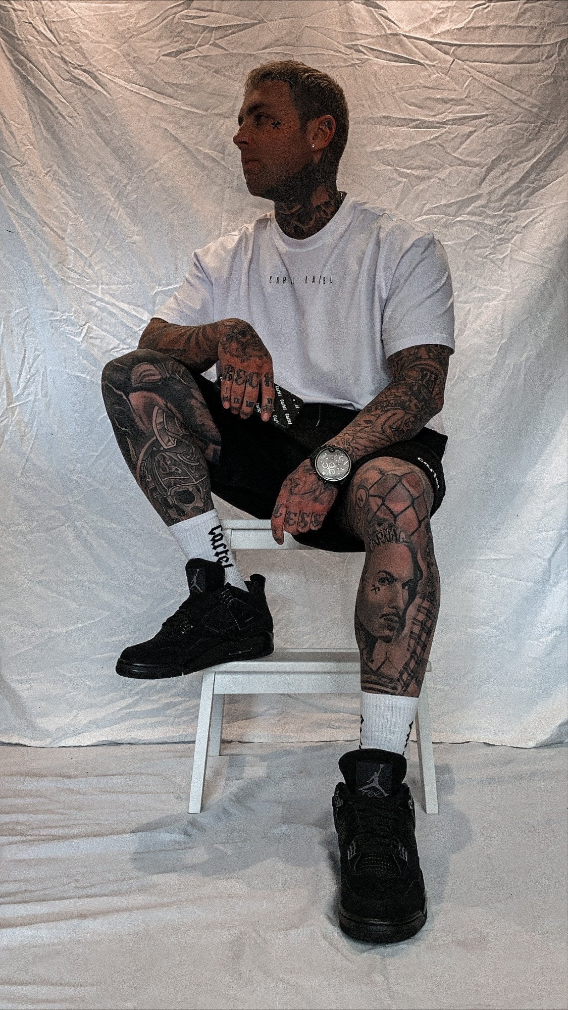 The Minimal Drop Tee - White