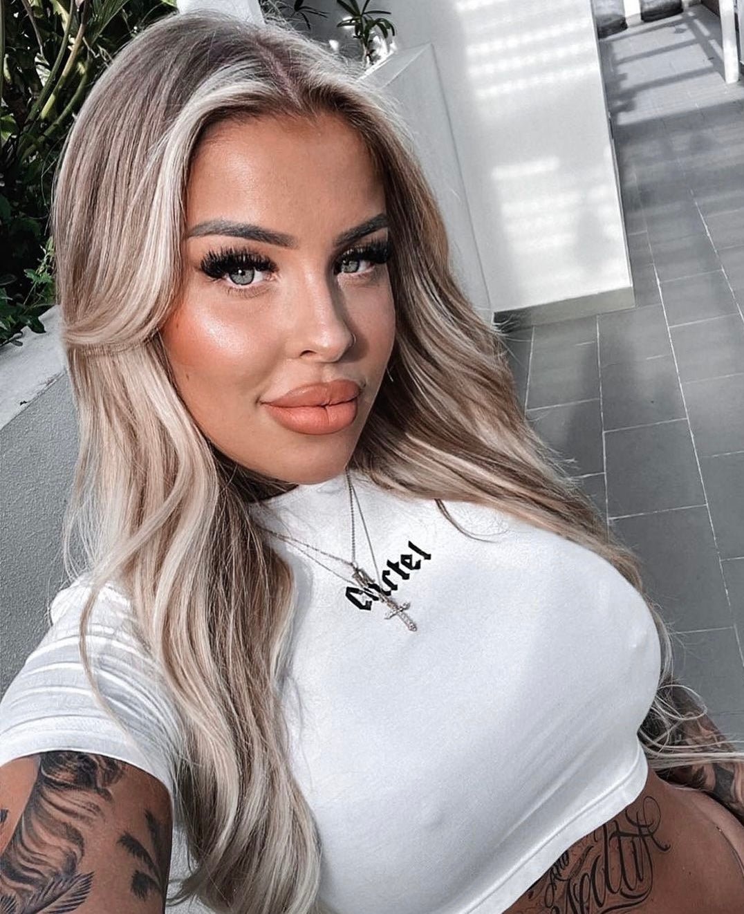 The Voltage Baby Tee - White