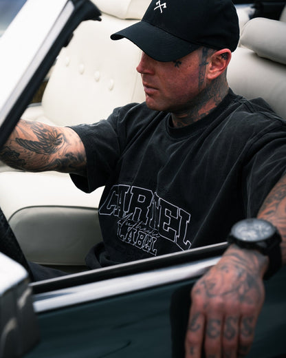 The Team Tee - Washed Black