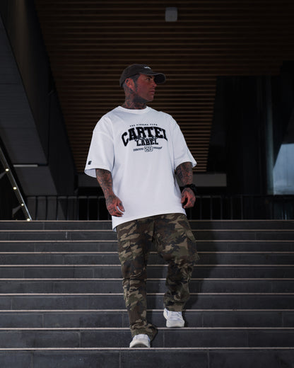 The Team Tee - White/Black
