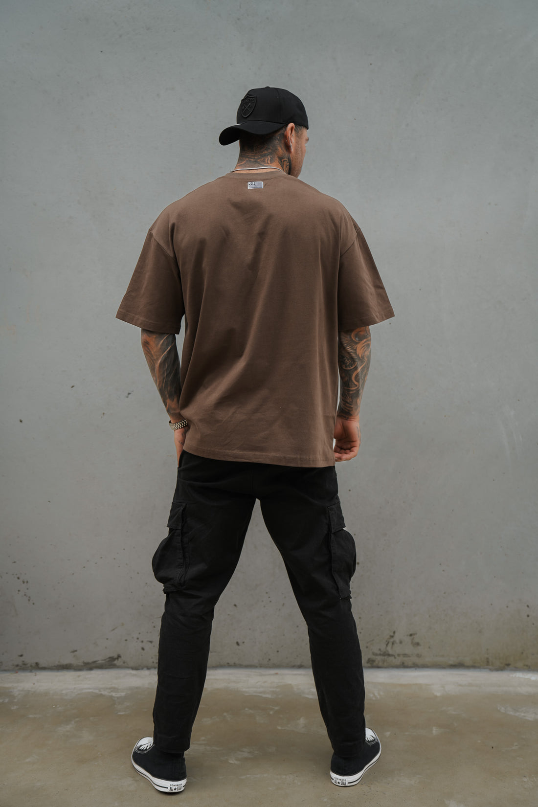 The College Tee - Brown