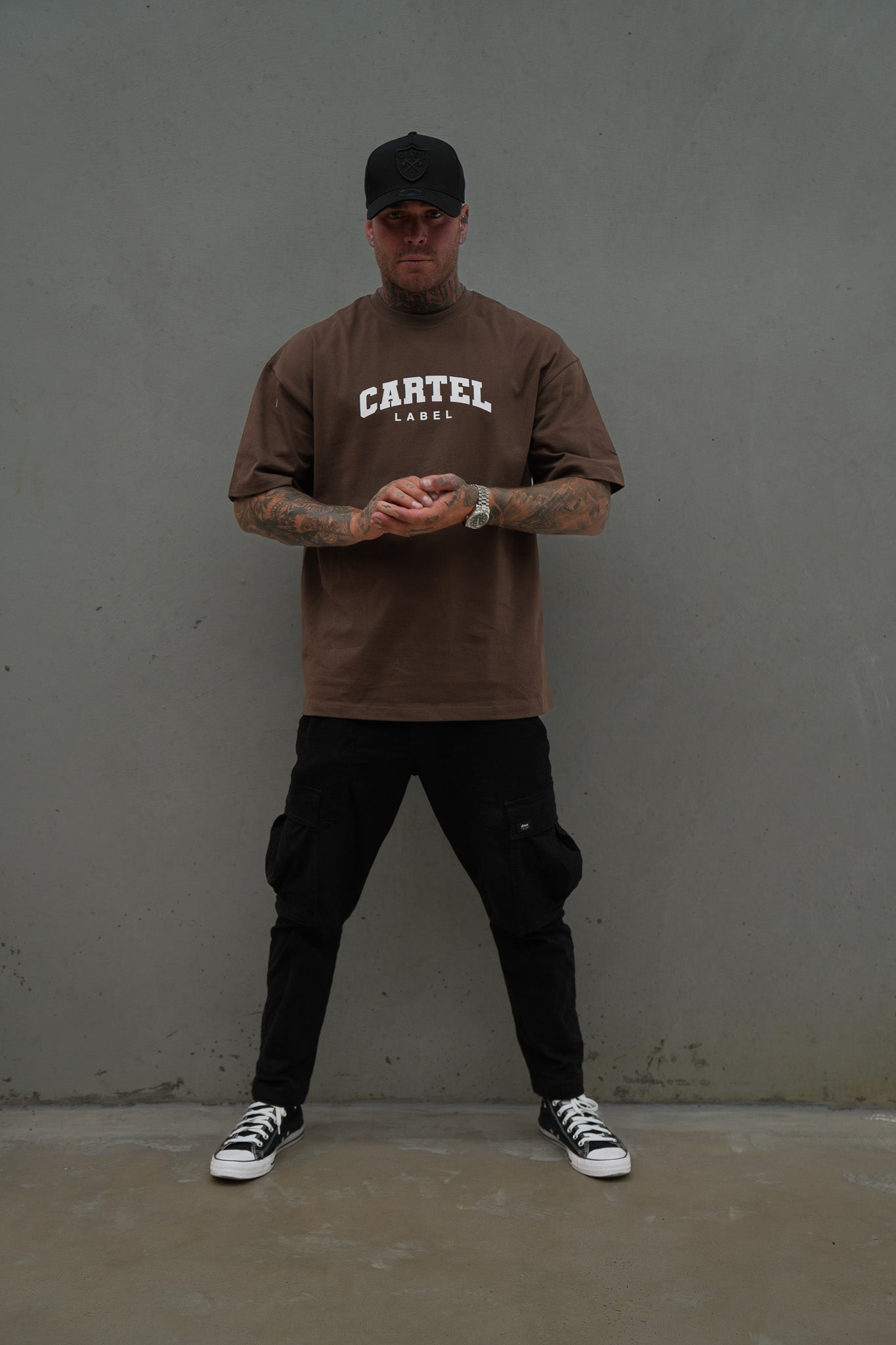 The College Tee - Brown