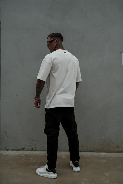The Team Tee - White/Black
