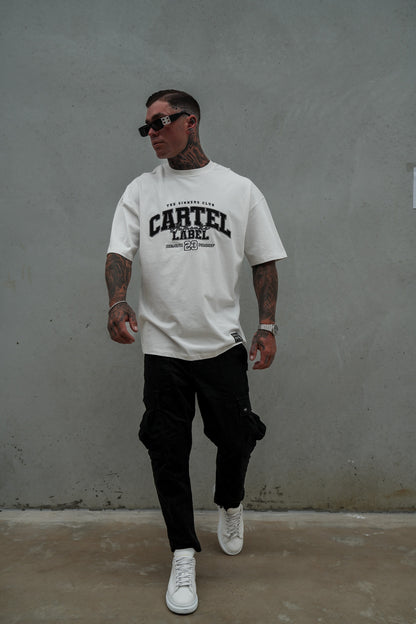 The Team Tee - White/Black