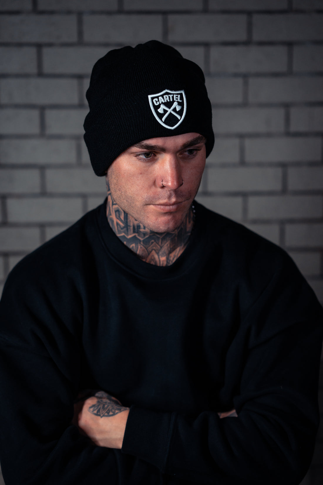The Ranger Beanie - Black/Mono