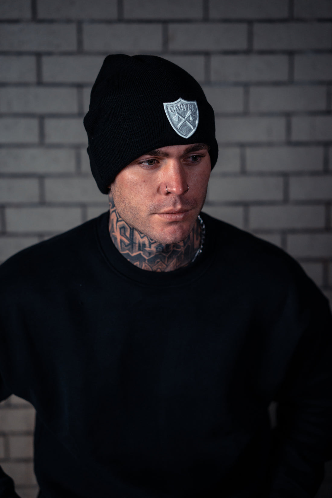 The Ranger Beanie - Black/White