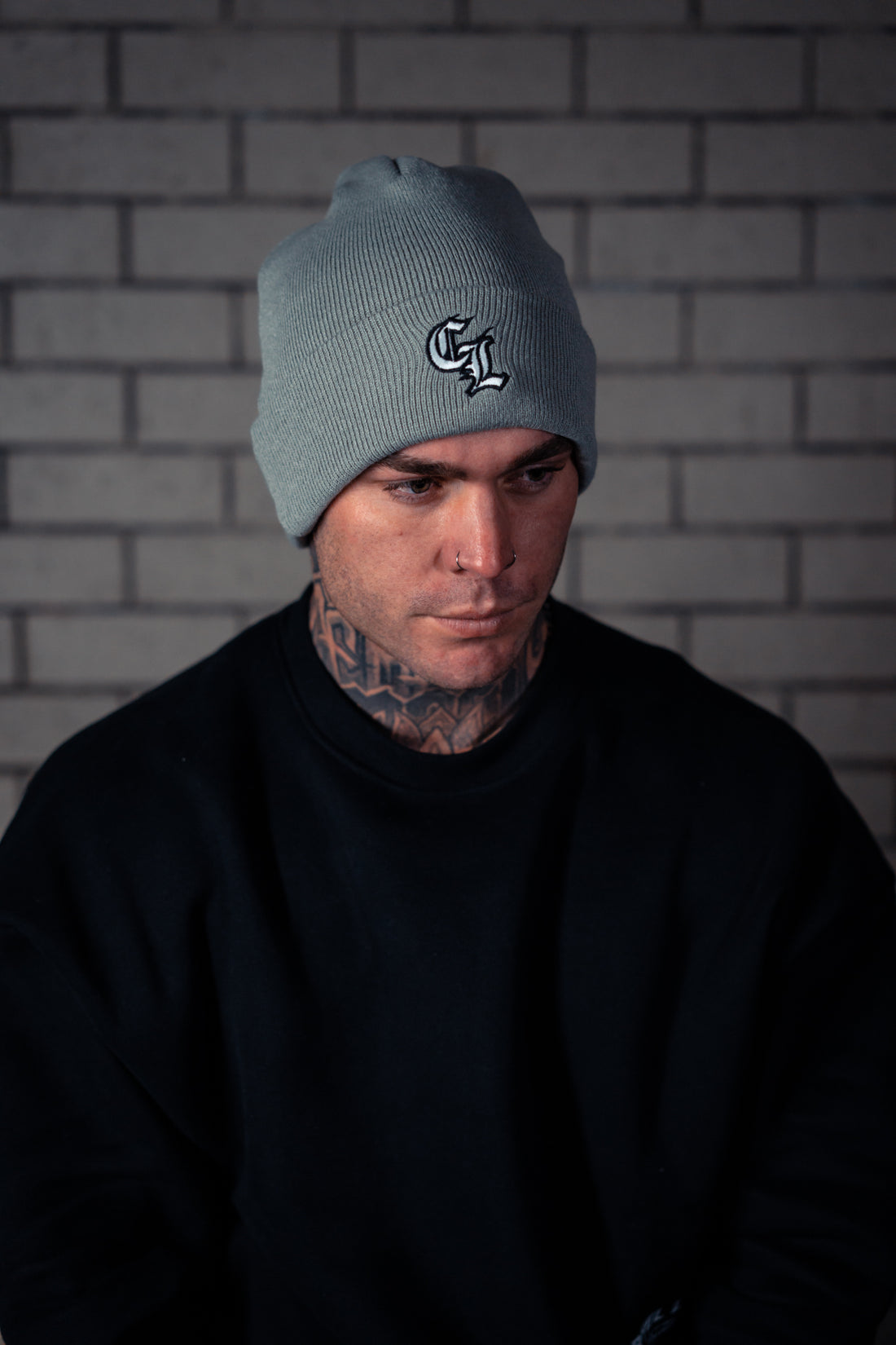 The Club Beanie - Grey/Mono