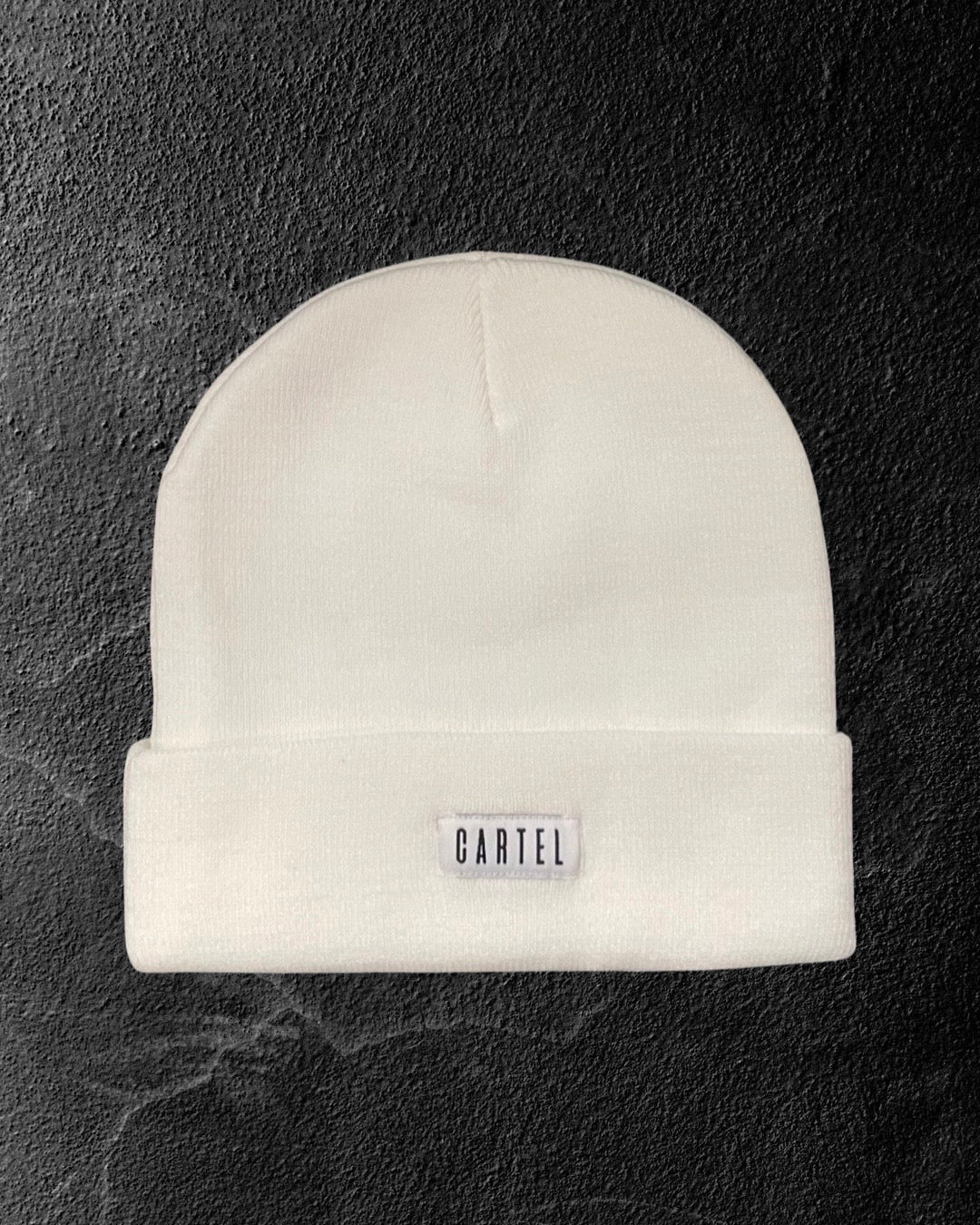 The Essentials Beanie - White/Black