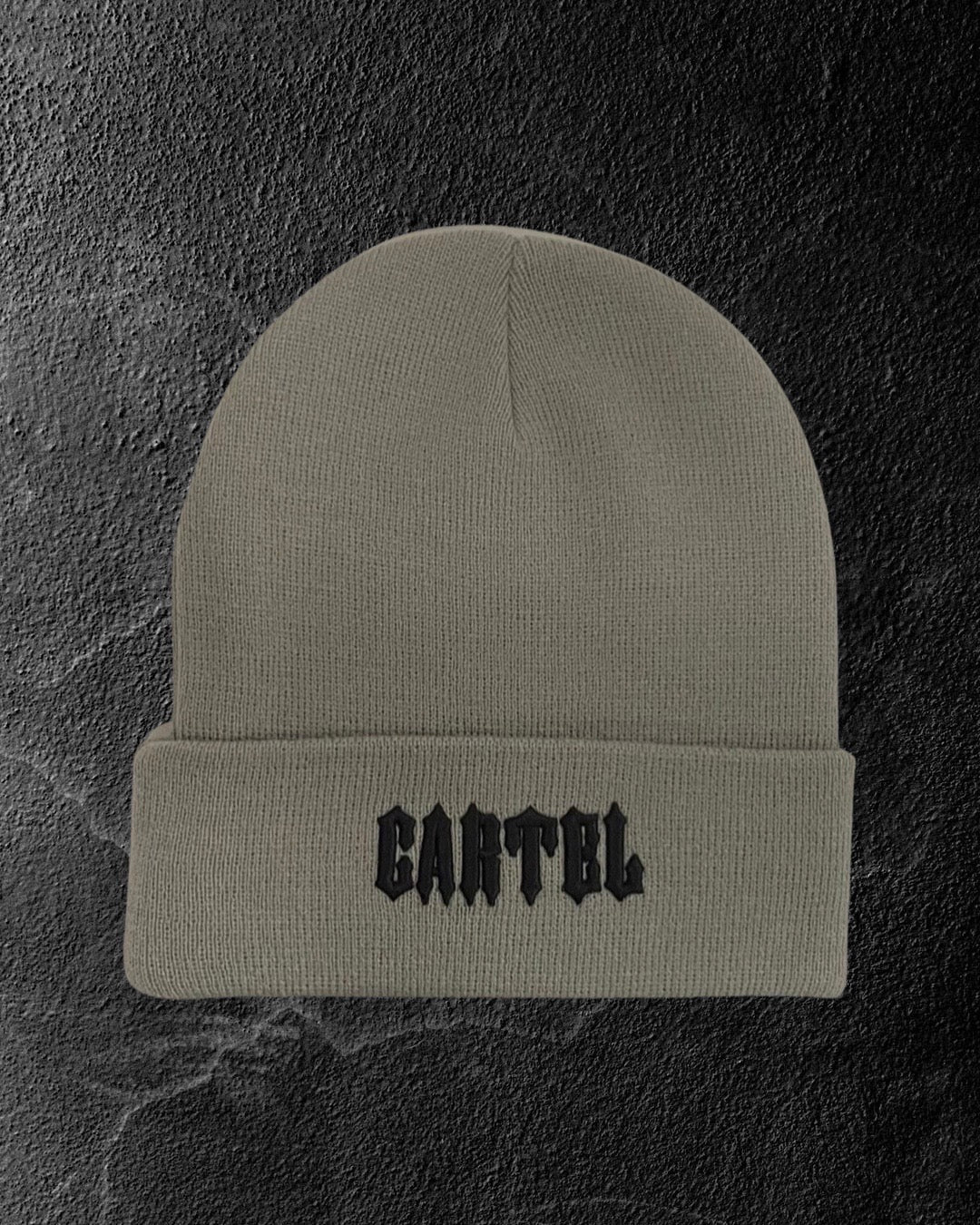 The Baddie Beanie  - Grey/Black