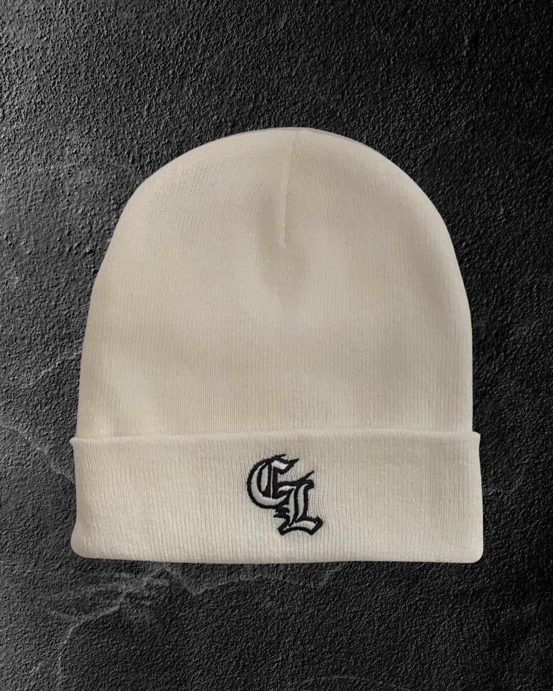 The Club Beanie - White/Mono