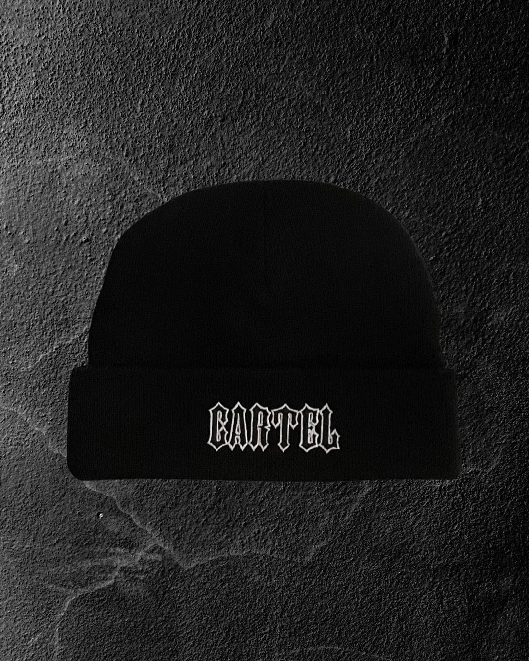 The Outsider Fisherman Beanie - Black/White