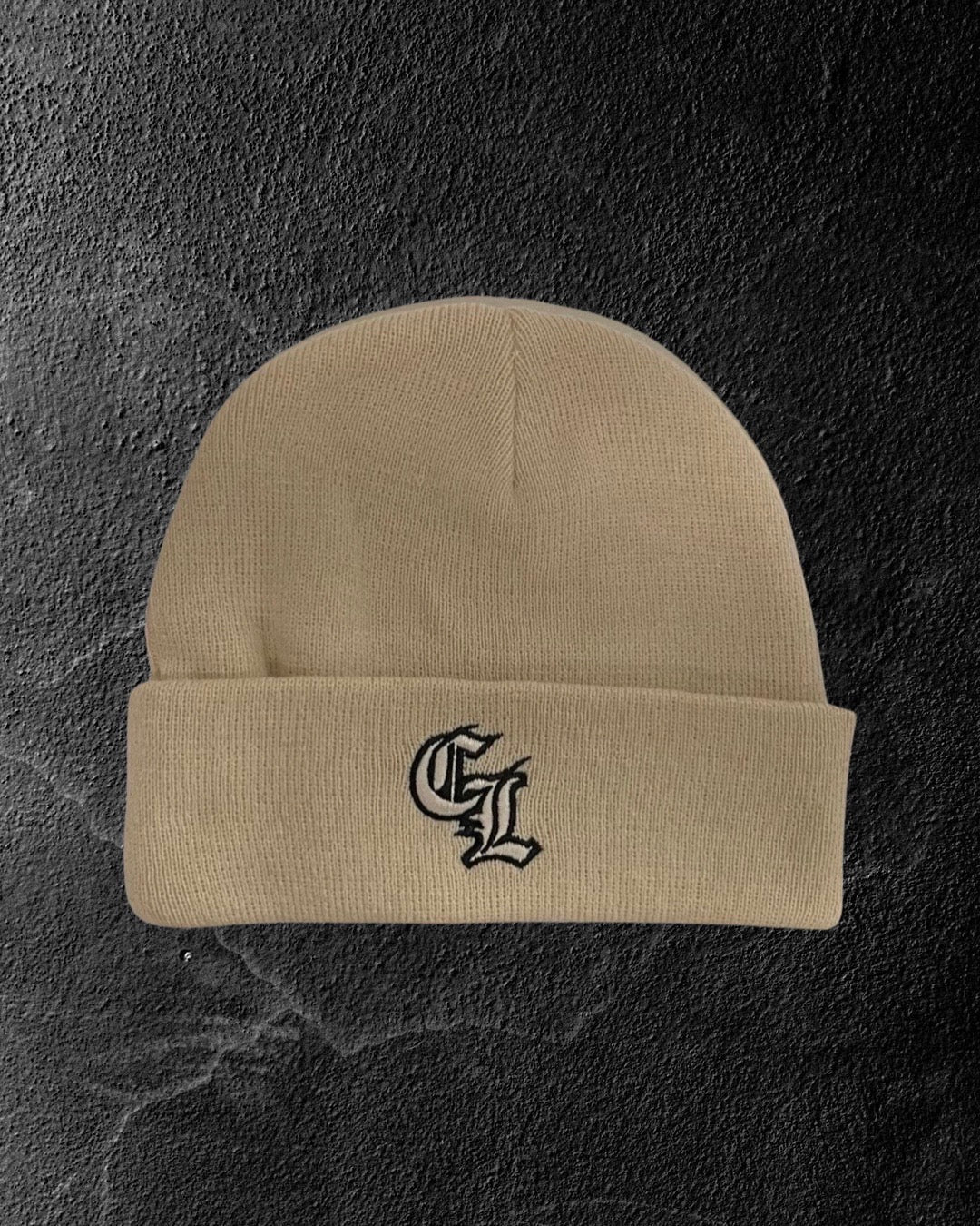 The Club Fisherman Beanie - Sand/Black