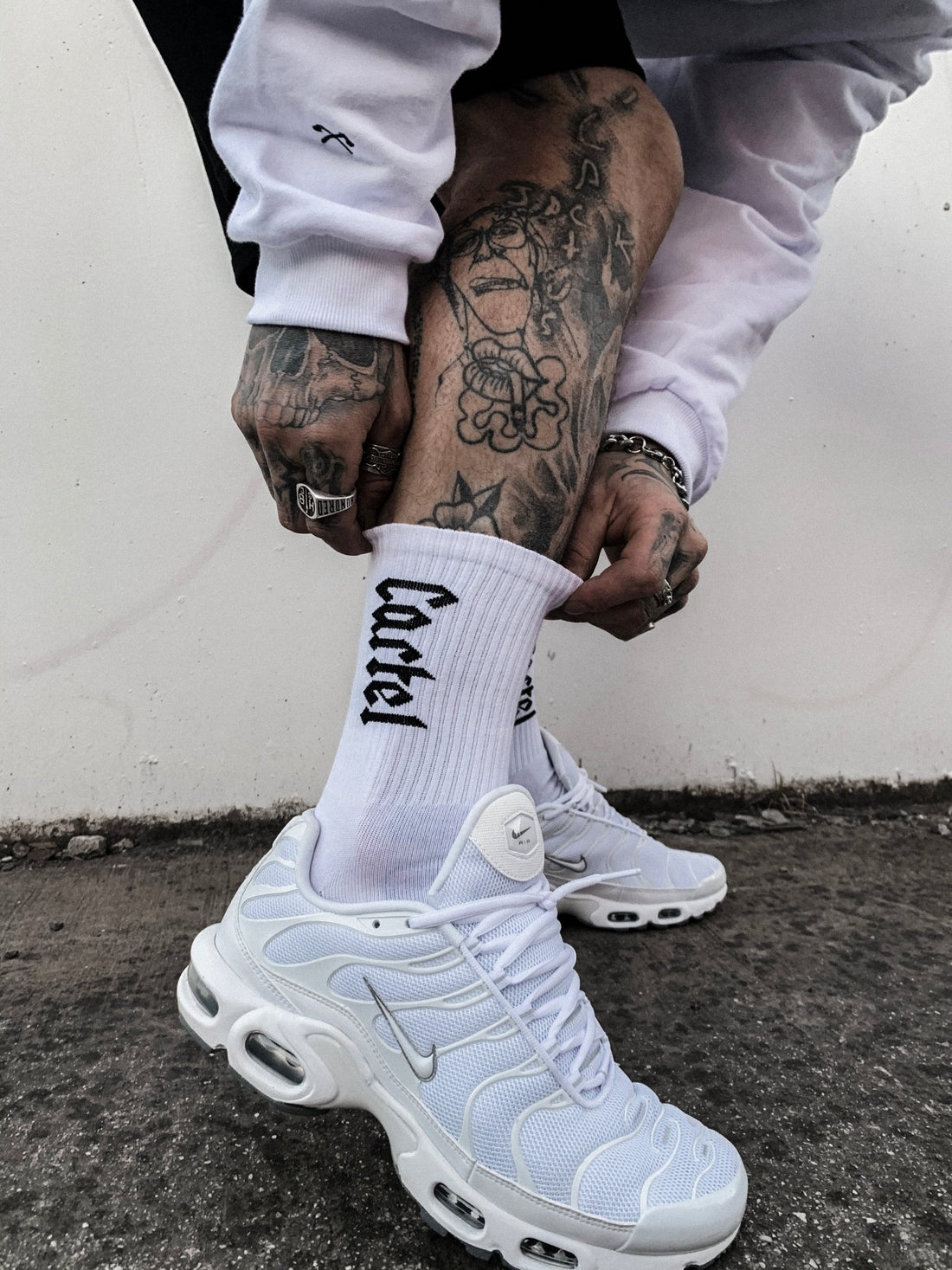 The Voltage Socks - White