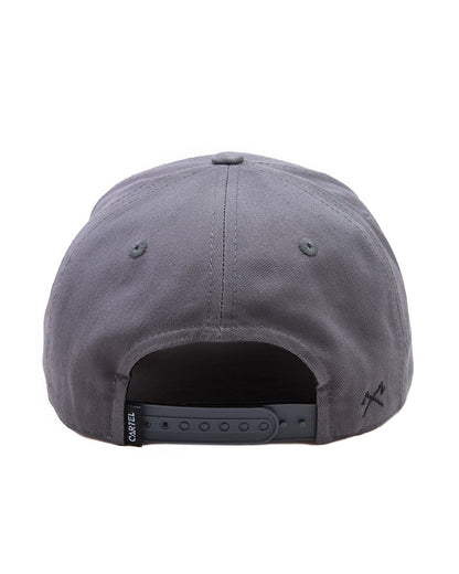 The Stamp A-Frame Snapback - Charcoal
