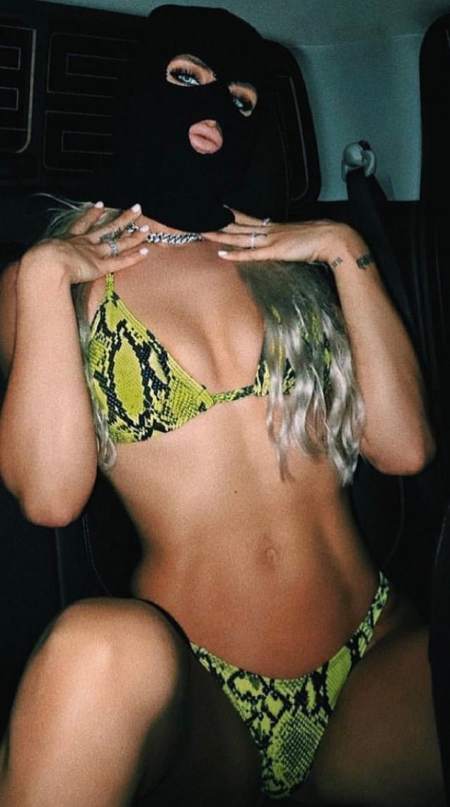 The Venom Triangle Bikini Top