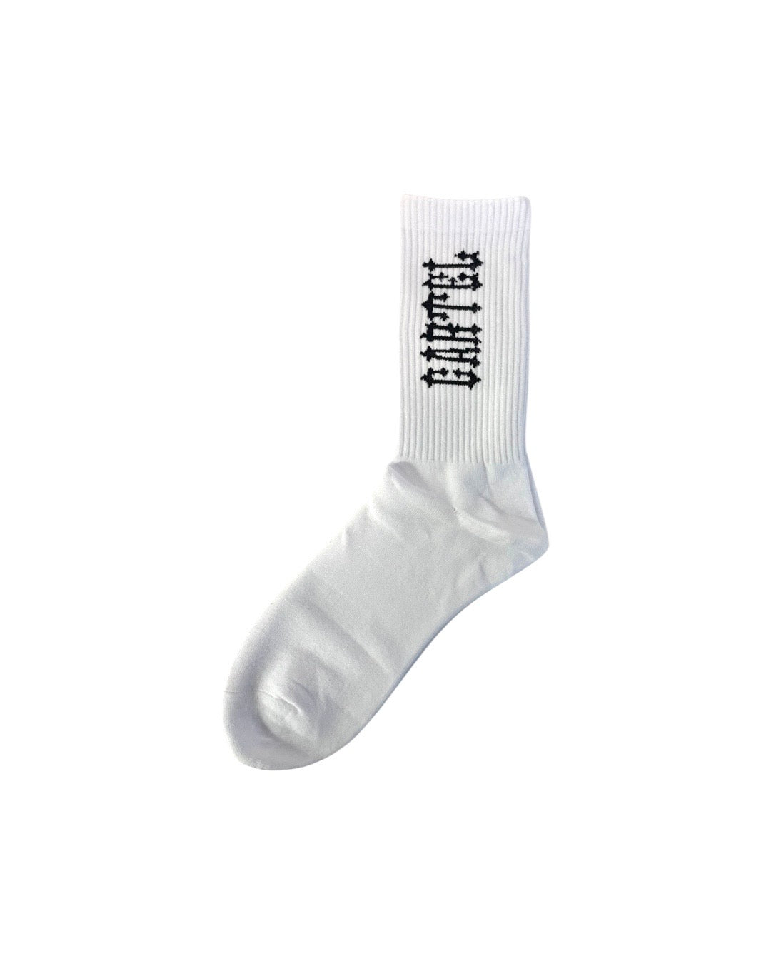 The Baddie Socks - White/Black